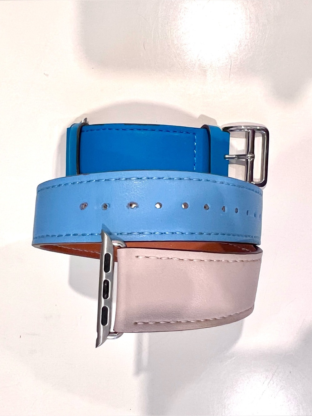 EUC Double Tour Vegan Leather Band - Dust Storm for 40-42mm Apple Watch